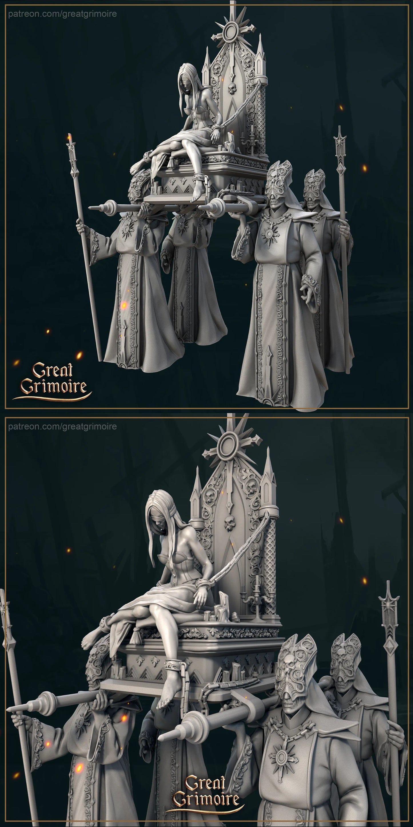 Cult of the Deep, Ocean, Water, Lovecraft | Tabletop Gaming Miniatures Collection | Great Grimoire