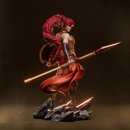 1:12 Red-Haired Champion | 3D Printed Resin Garage Kit Figure | CA 3D Studios - Tattles Told 3D