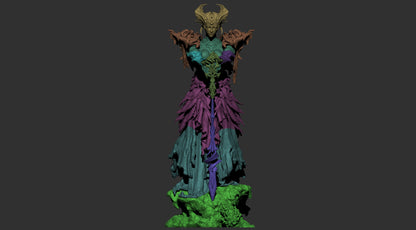 1:12 La Gran Matriarca del Inframundo | Figura en kit de resina impresa en 3D | CA 3D Studios