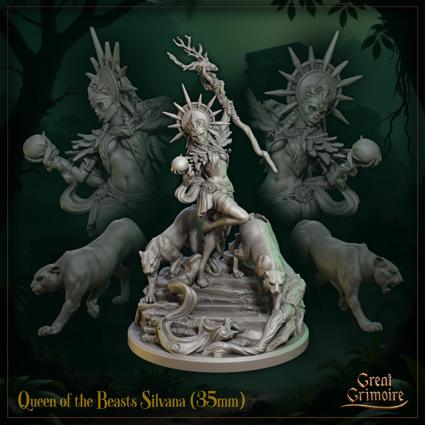 The Last Roar of the Beast | Tabletop Gaming Miniatures Collection | Great Grimoire