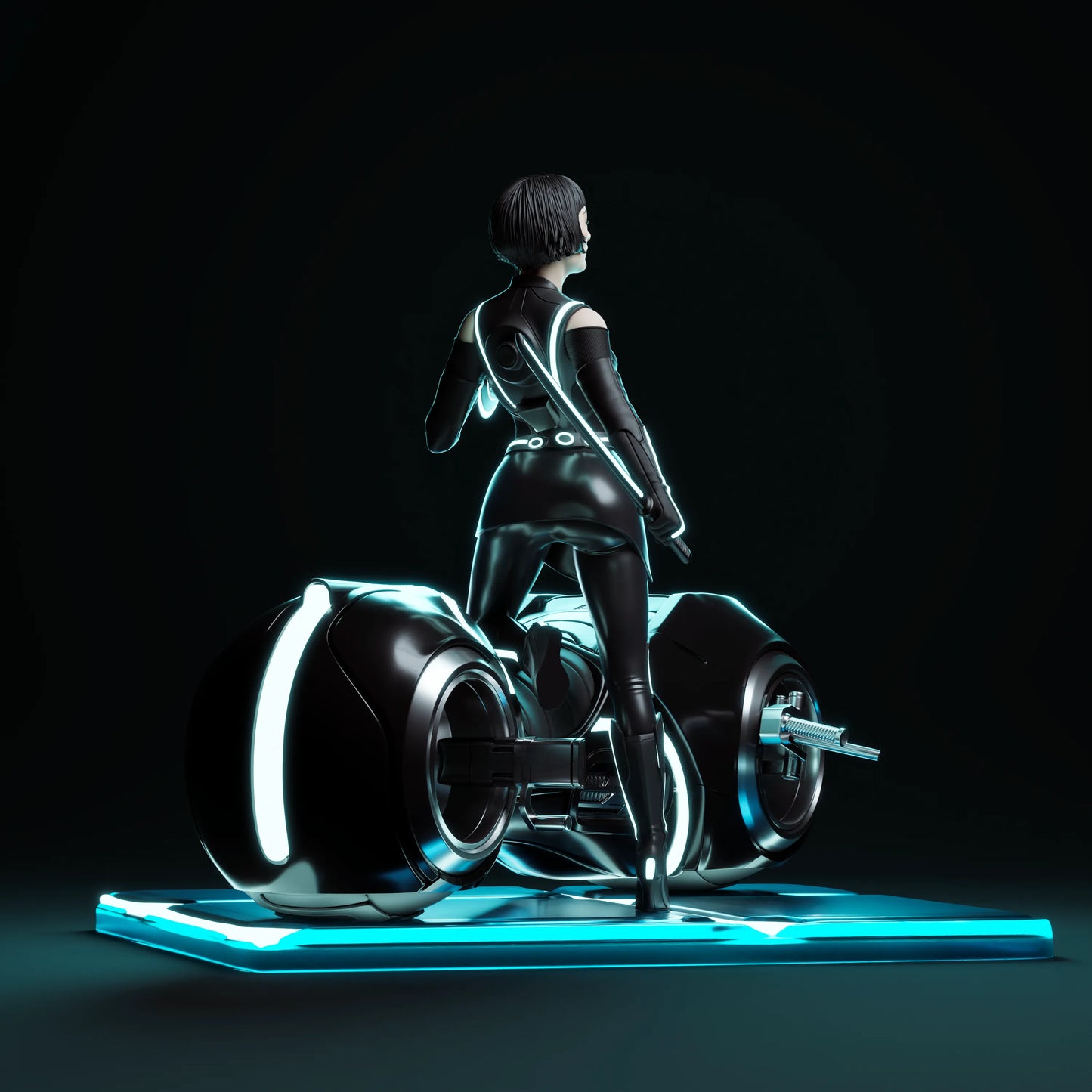 1:12 Sleek Futuristic Fighter | 3D Printed Resin Garage Kit Figure | CA 3D Studios