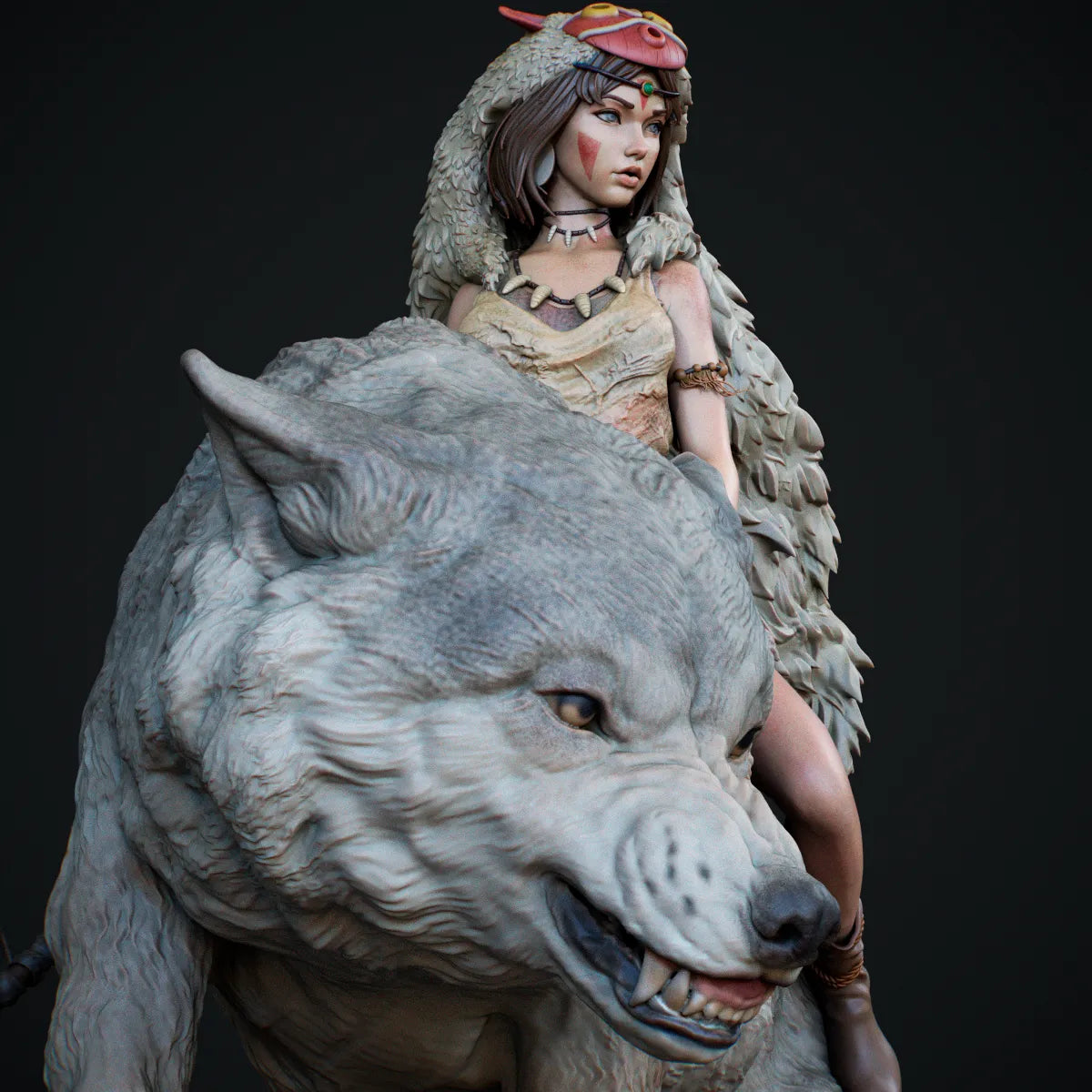 1:12 Wild Princess | 3D Printed Resin Garage Kit Figure | CA 3D Studios