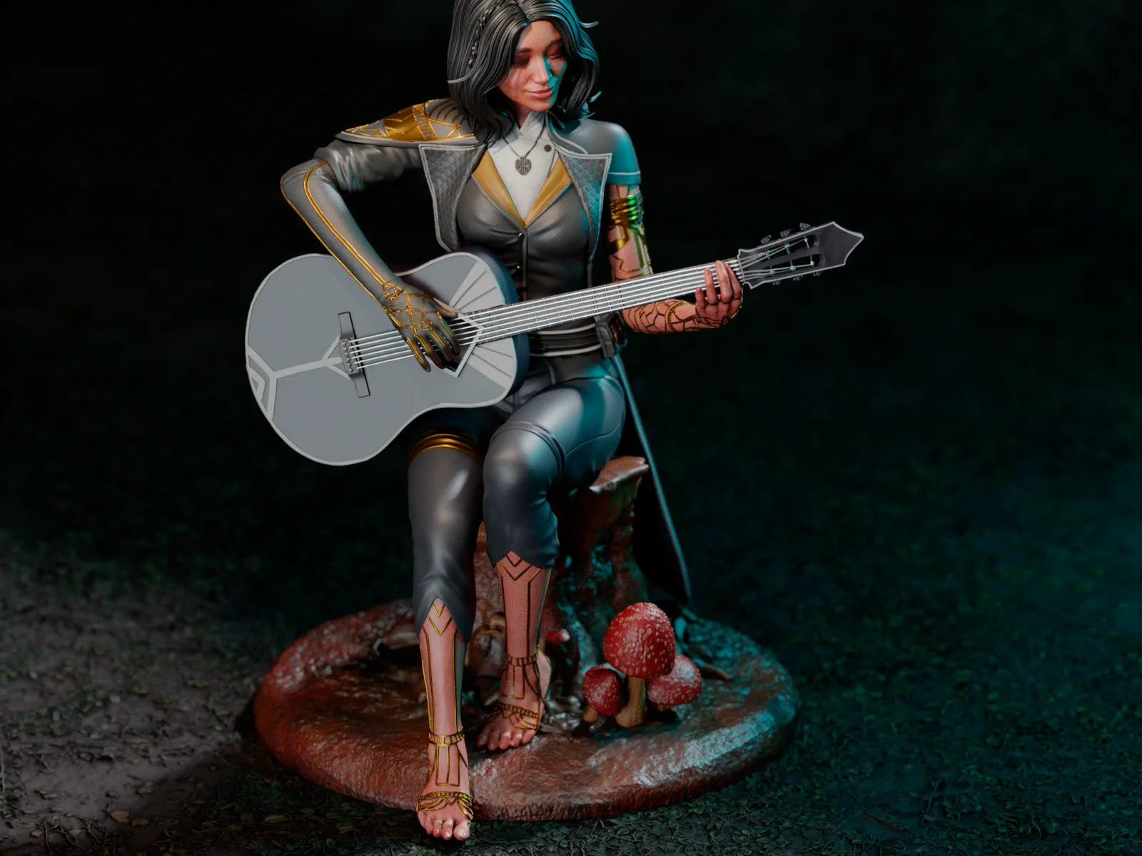 1:12 Roadside Melody | 3D Printed Resin Garage Kit Figure | CA 3D Studios
