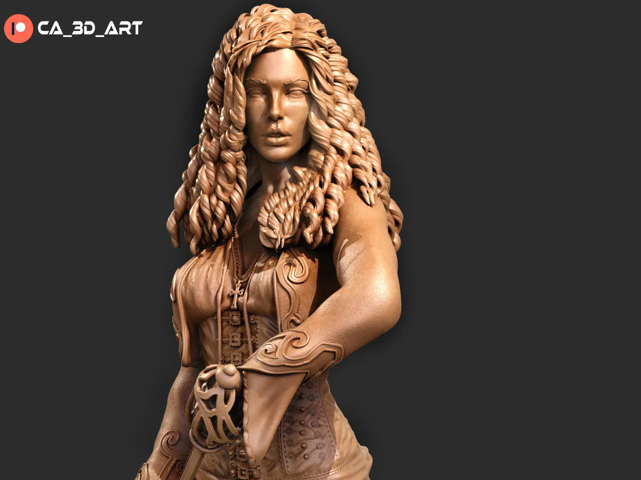 1:12 Monster Hunter | 3D Printed Resin Garage Kit Figure | CA 3D Studios