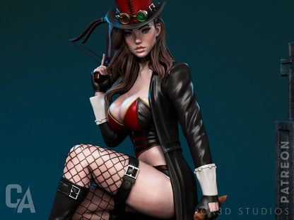 1:12 Vampire Huntress | 3D Printed Resin Garage Kit Figure | CA 3D Studios