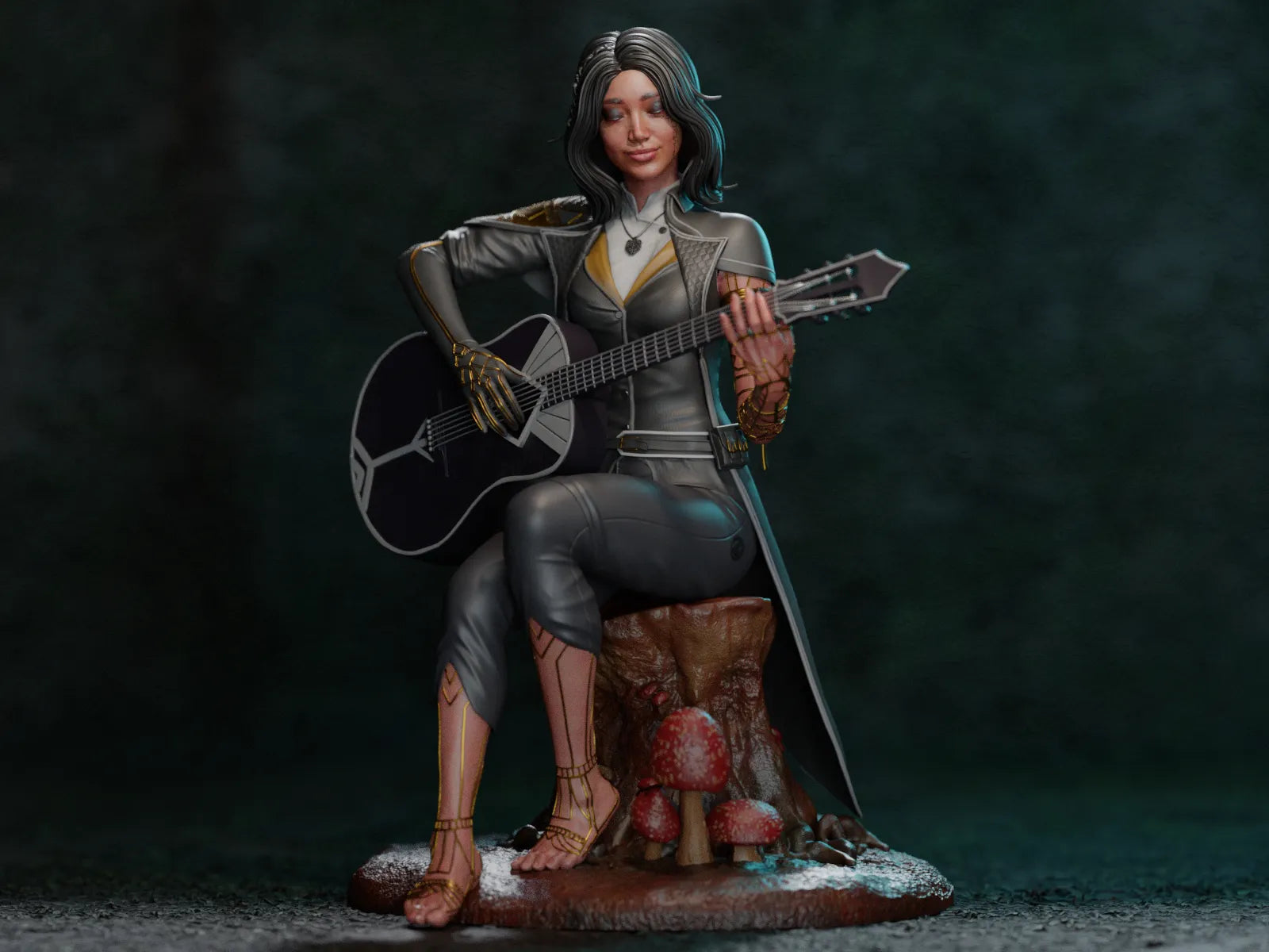 1:12 Roadside Melody | 3D Printed Resin Garage Kit Figure | CA 3D Studios