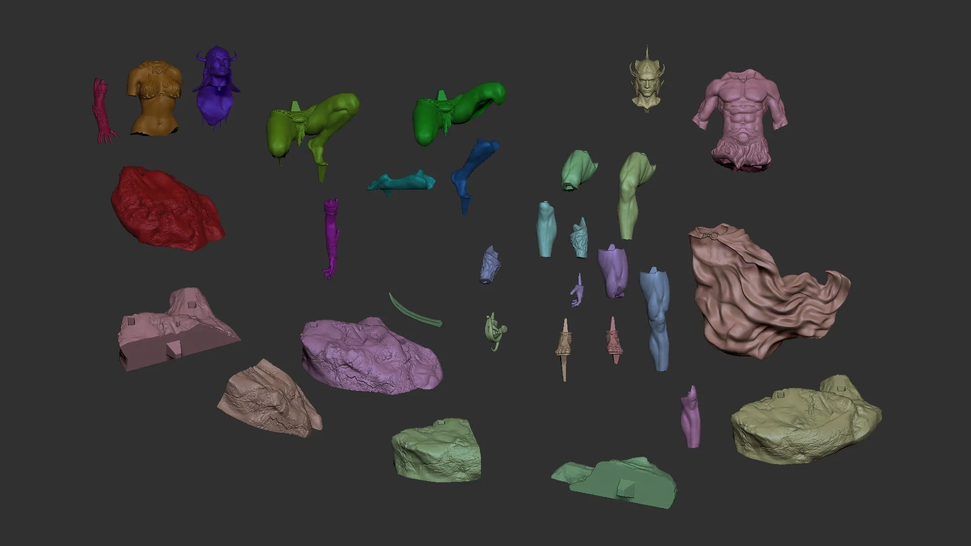 1:12 Fighting Man of Mars | Resin Garage Kit Figure Fan Art | CA 3D Studios