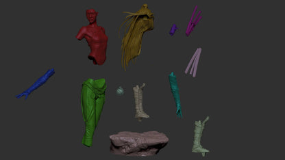 1:12 Silent Assassin | 3D Printed Resin Garage Kit Figure | CA 3D Studios