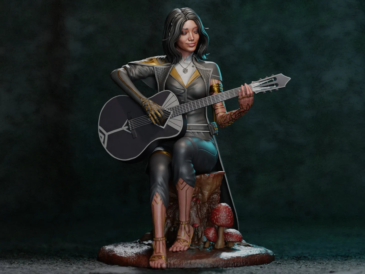 1:12 Roadside Melody | 3D Printed Resin Garage Kit Figure | CA 3D Studios
