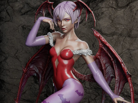 1:12 Playful Succubus | 3D Printed Resin Garage Kit Figure | CA 3D Studios