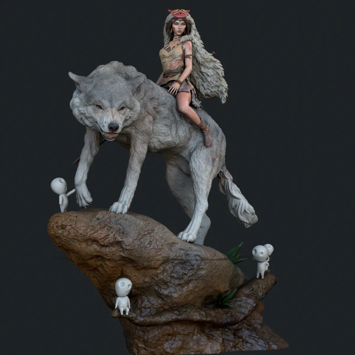 1:12 Wild Princess | 3D Printed Resin Garage Kit Figure | CA 3D Studios