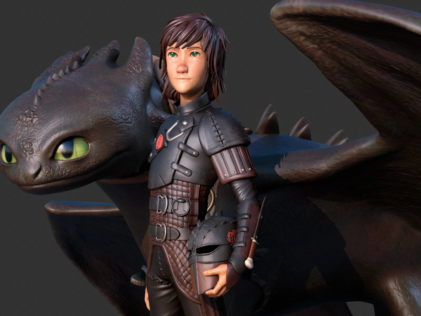 1:12 Dragon Rider Companion | 3D Printed Resin Garage Kit Figure | CA 3D Studios