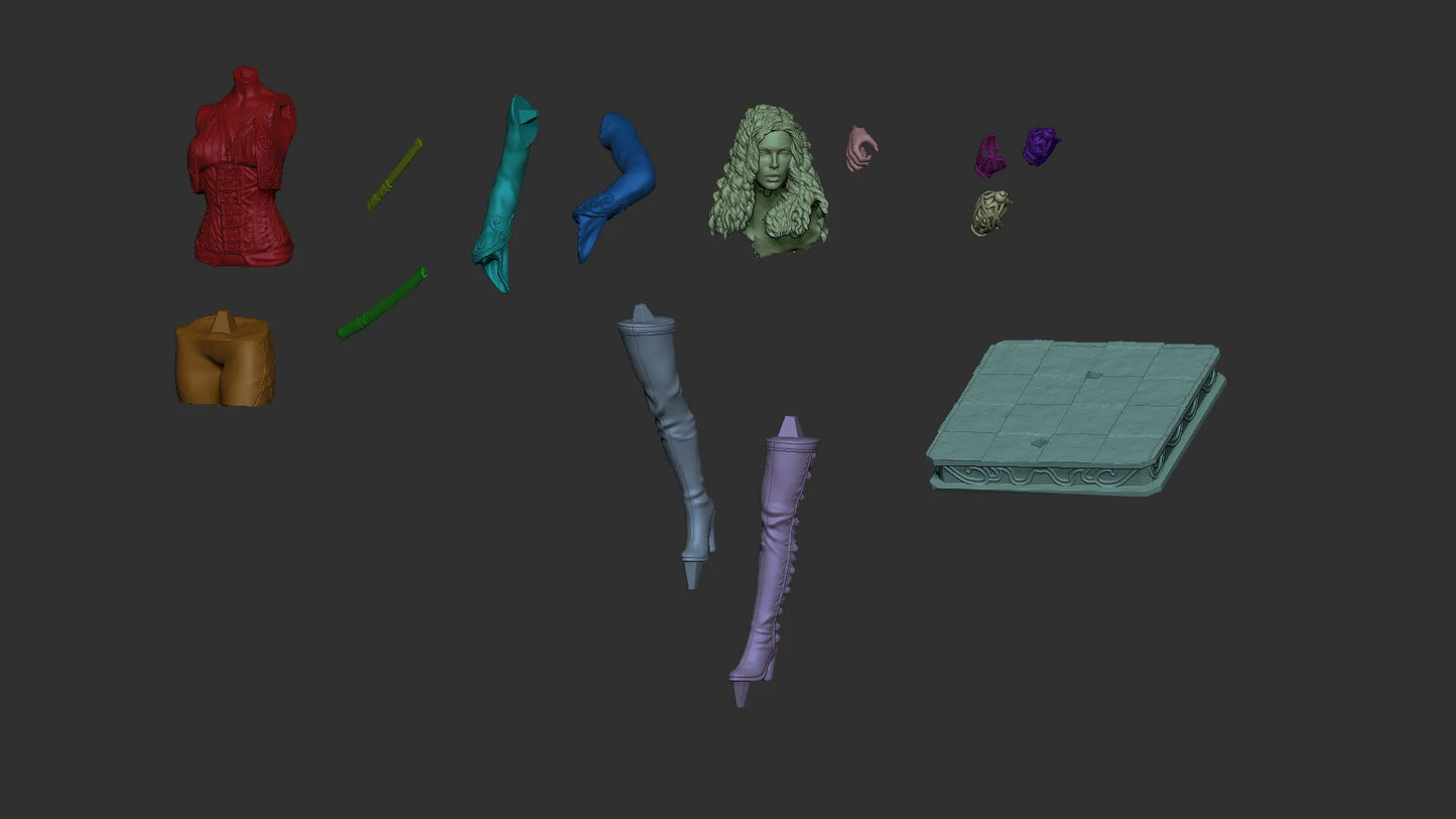 1:12 Monster Hunter | 3D Printed Resin Garage Kit Figure | CA 3D Studios