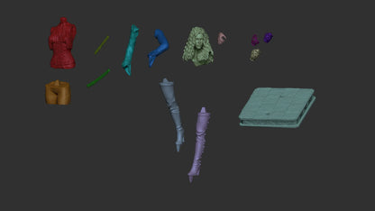 1:12 Monster Hunter | 3D Printed Resin Garage Kit Figure | CA 3D Studios