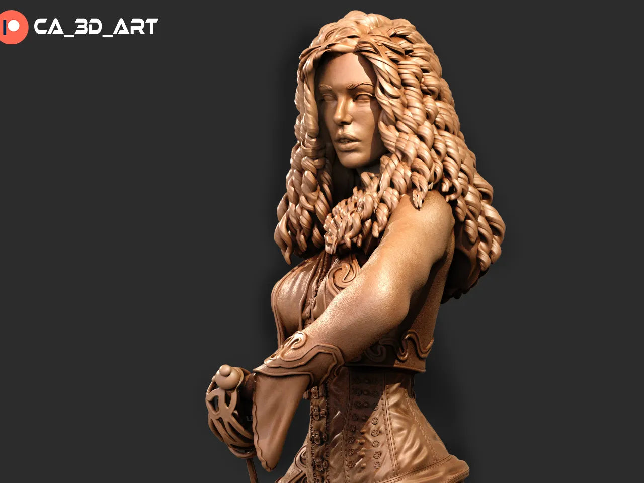 1:12 Monster Hunter | 3D Printed Resin Garage Kit Figure | CA 3D Studios