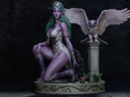 1:12 Moon Priestess Guardian | 3D Printed Resin Garage Kit Figure | CA 3D Studios