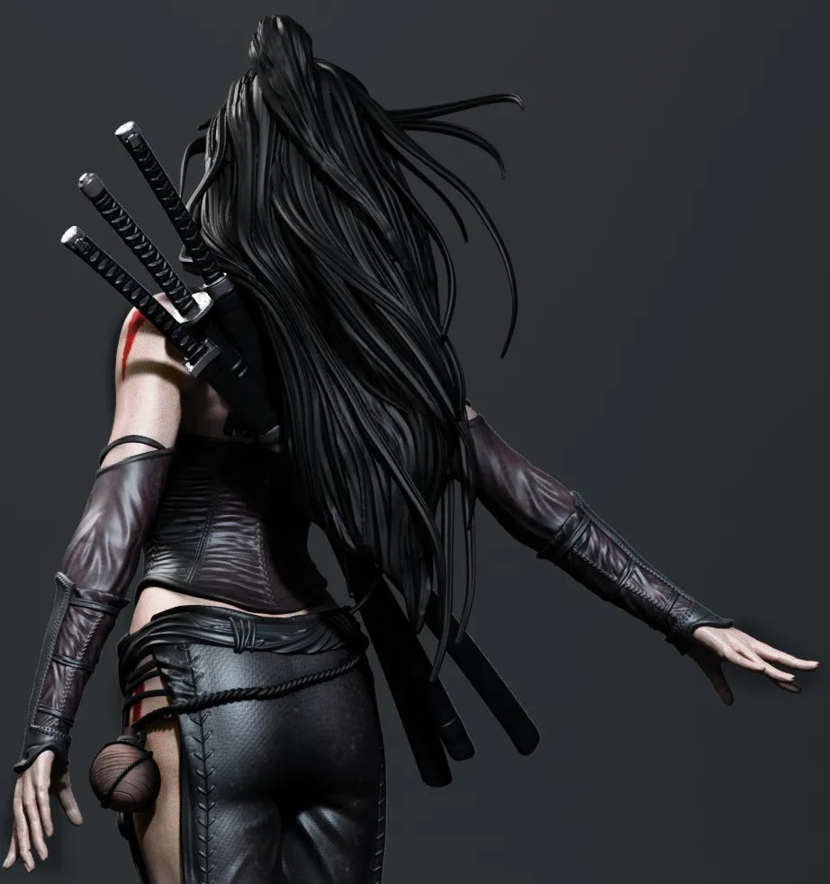 1:12 Silent Assassin | 3D Printed Resin Garage Kit Figure | CA 3D Studios