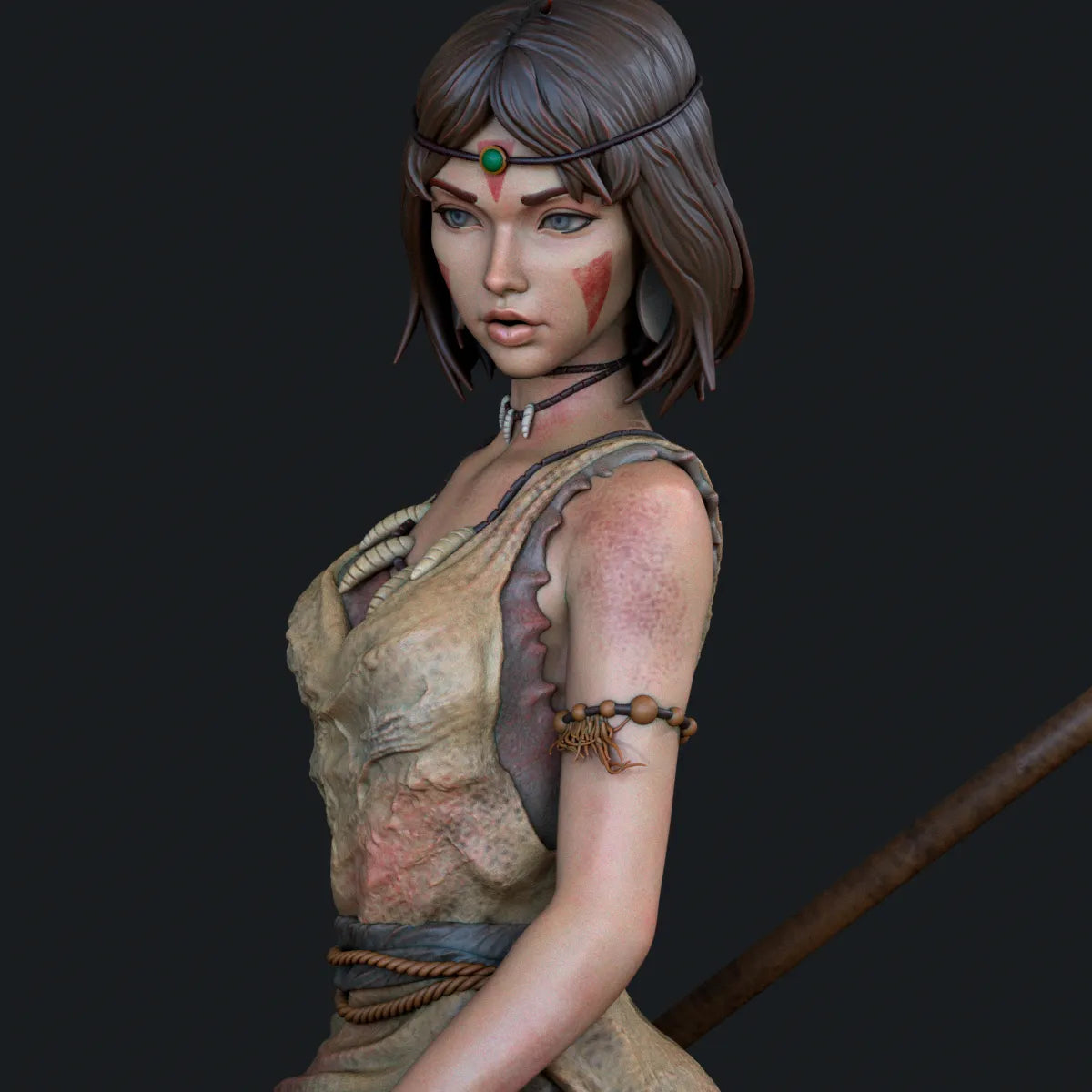 1:12 Wild Princess | 3D Printed Resin Garage Kit Figure | CA 3D Studios