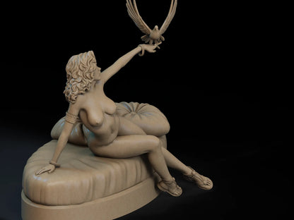 1:12 Pinup Woman | Resin Garage Kit Art Nouveau | CA 3D Studios