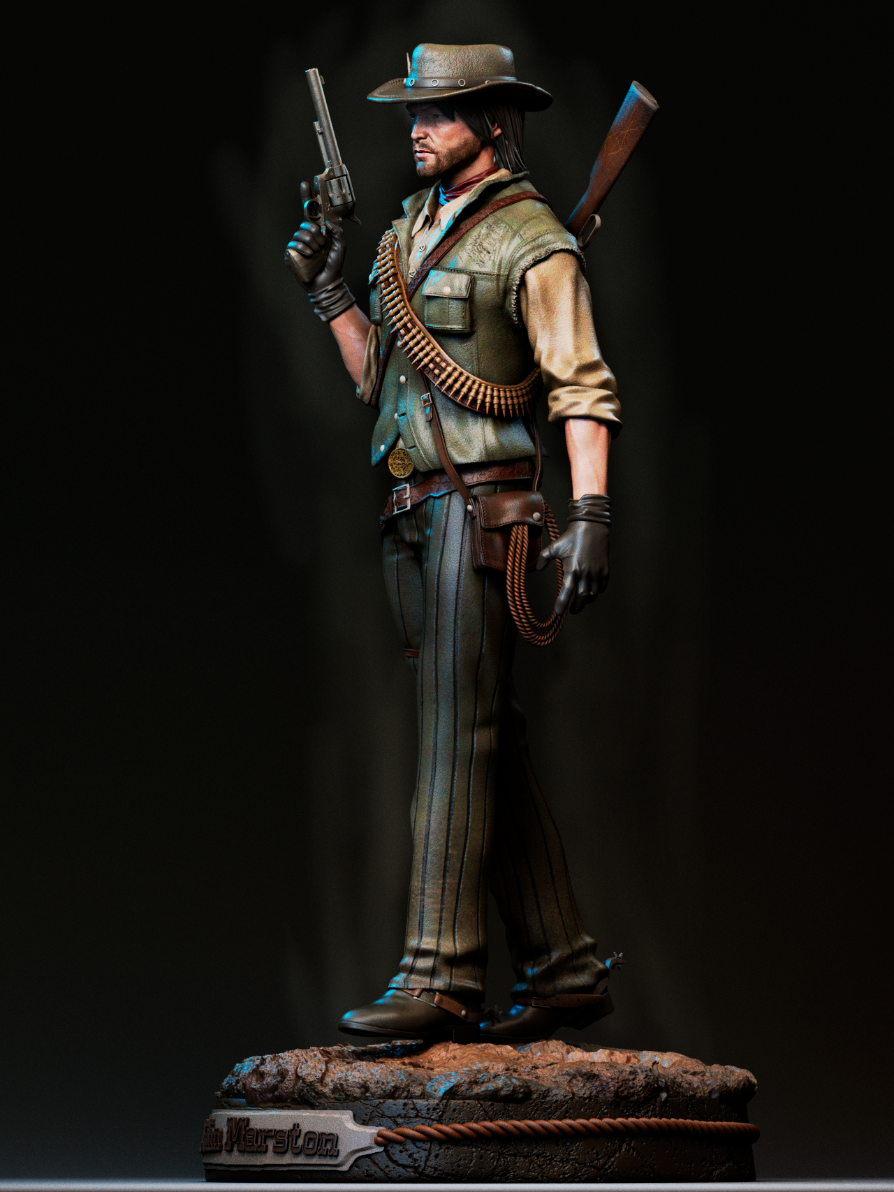 1:12 Unpaid Debts | 3D Printed Resin Garage Kit Figure | CA 3D Studios