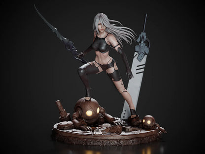 1:12 Fighting Andoroid | Resin Garage Kit Figure Game Fan Art | CA 3D Studios