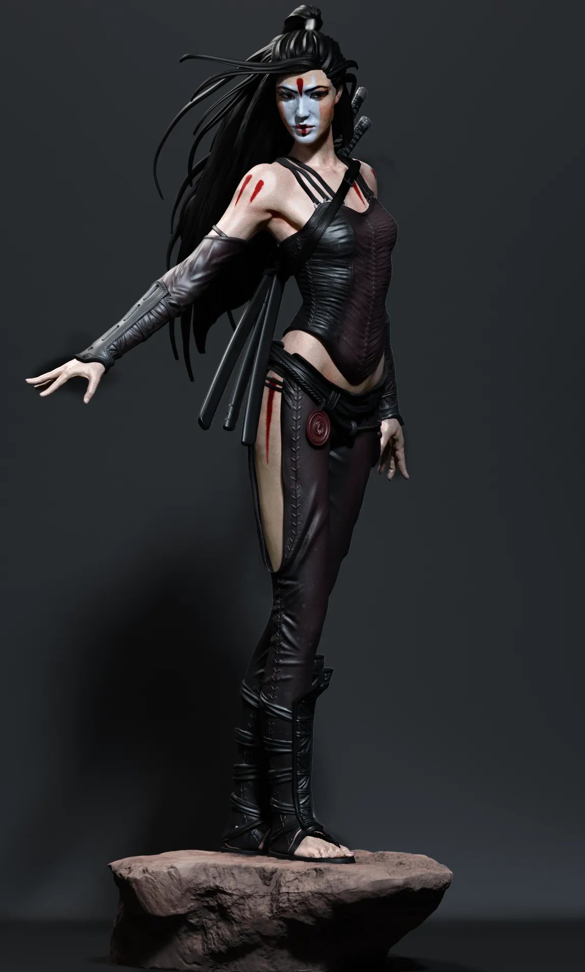 1:12 Silent Assassin | 3D Printed Resin Garage Kit Figure | CA 3D Studios