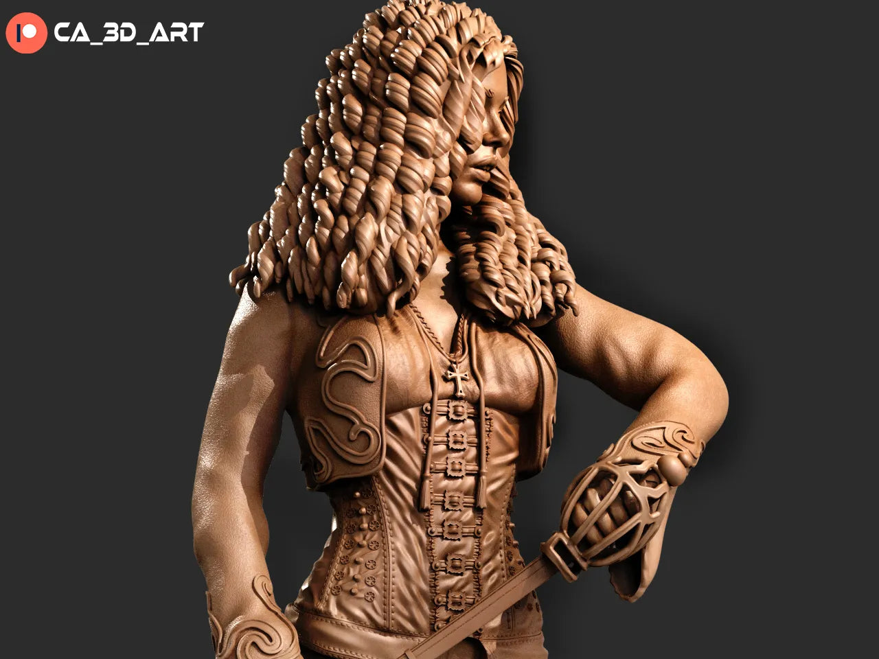 1:12 Monster Hunter | 3D Printed Resin Garage Kit Figure | CA 3D Studios