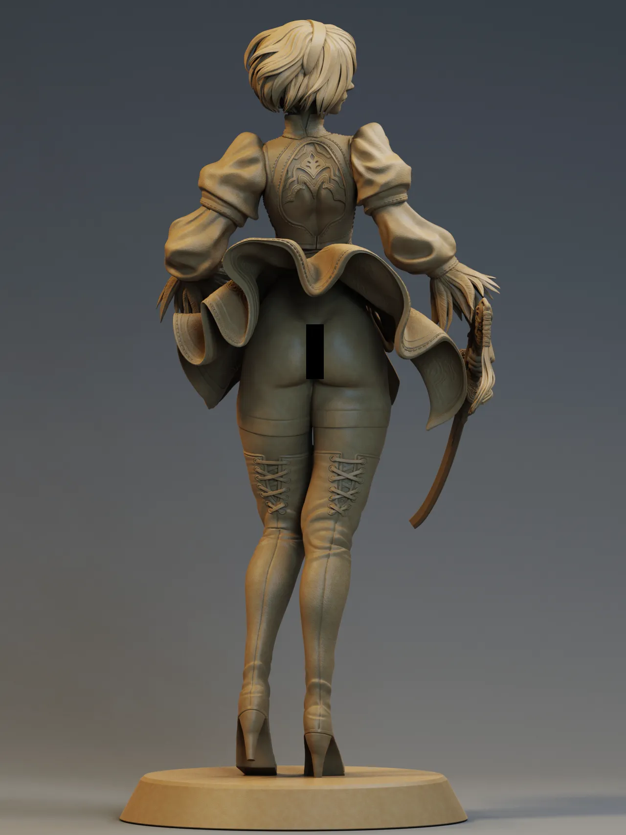 1:12 Soldier Android | Resin Garage Kit Figure Game Fan Art | CA 3D Studios