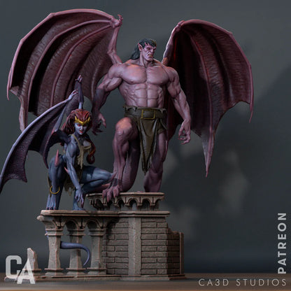 1:12 Living Stone Guardians | 3D Printed Resin Garage Kit Figure | CA 3D Studios