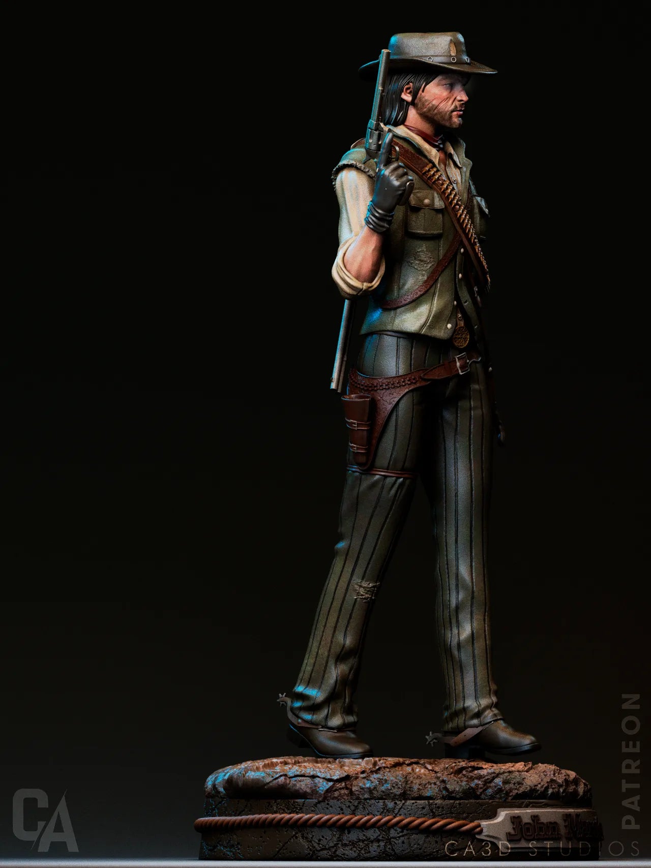 1:12 Unpaid Debts | 3D Printed Resin Garage Kit Figure | CA 3D Studios