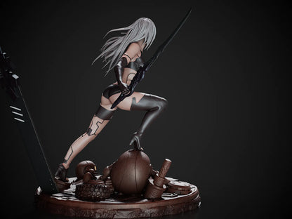 1:12 Fighting Andoroid | Resin Garage Kit Figure Game Fan Art | CA 3D Studios