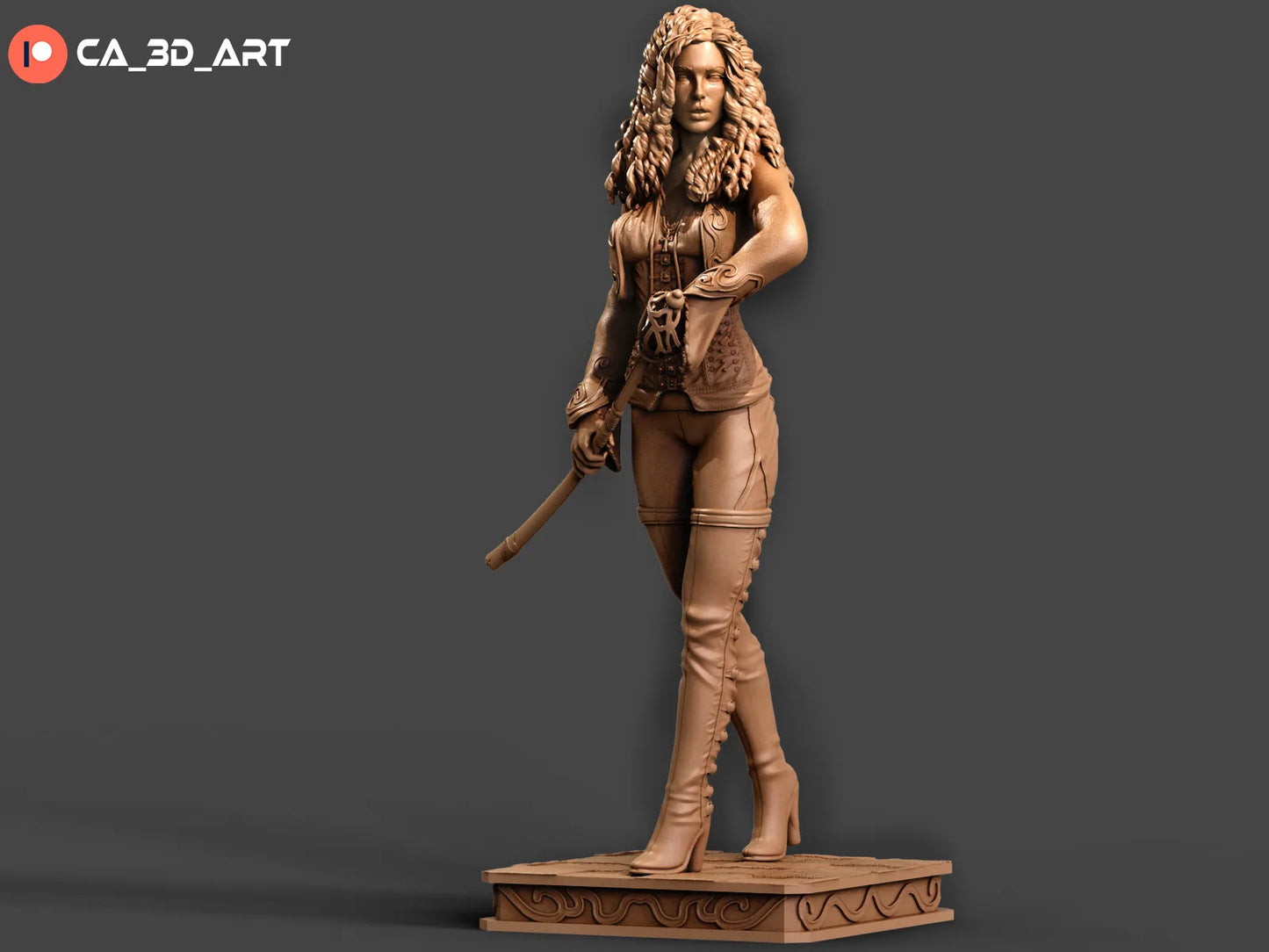 1:12 Monster Hunter | 3D Printed Resin Garage Kit Figure | CA 3D Studios