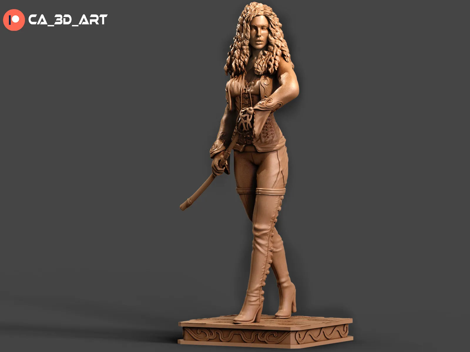 1:12 Monster Hunter | 3D Printed Resin Garage Kit Figure | CA 3D Studios