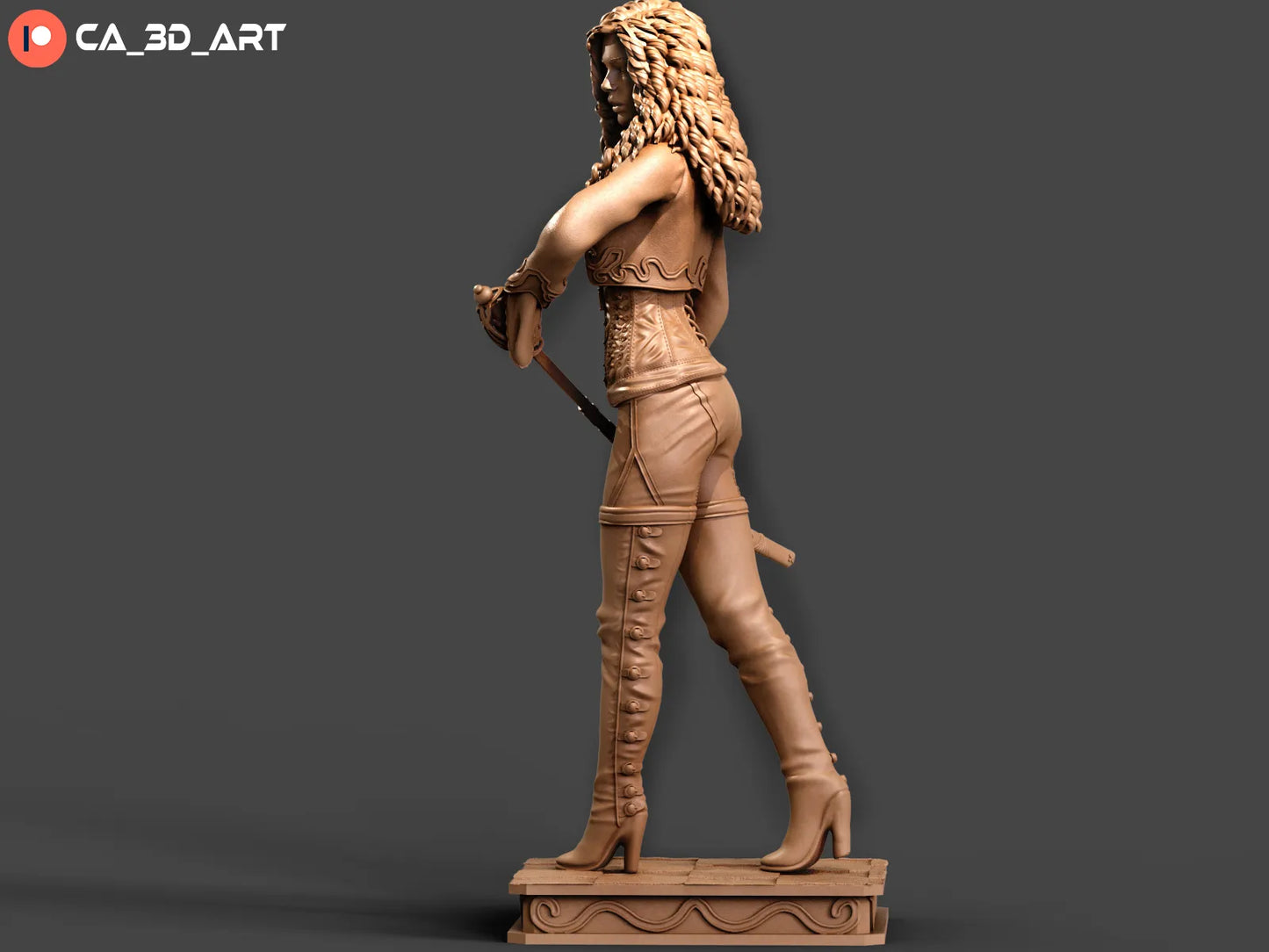 1:12 Monster Hunter | 3D Printed Resin Garage Kit Figure | CA 3D Studios