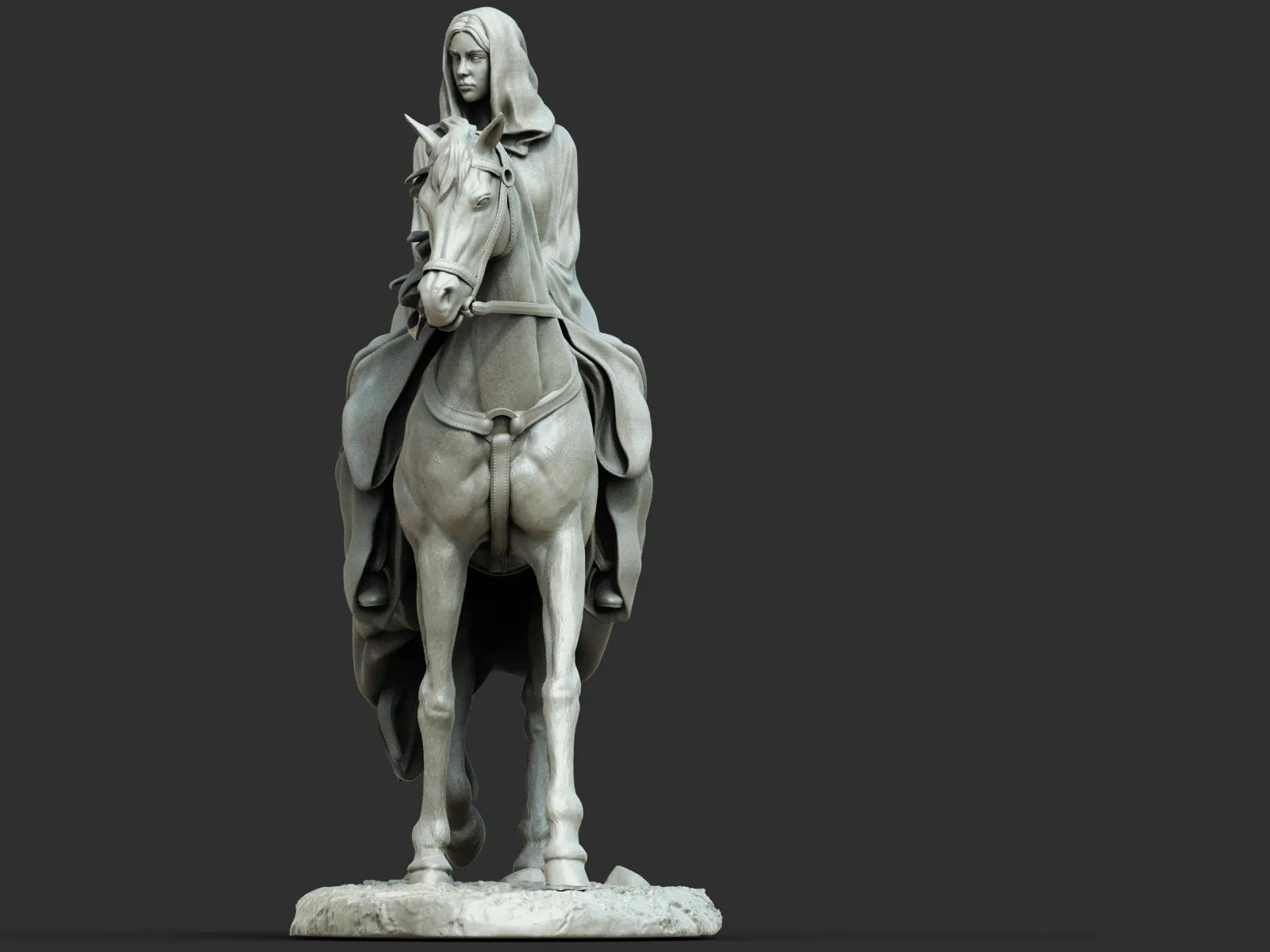 1:12 Elven Rider | 3D Printed Resin Garage Kit Figure | CA 3D Studios