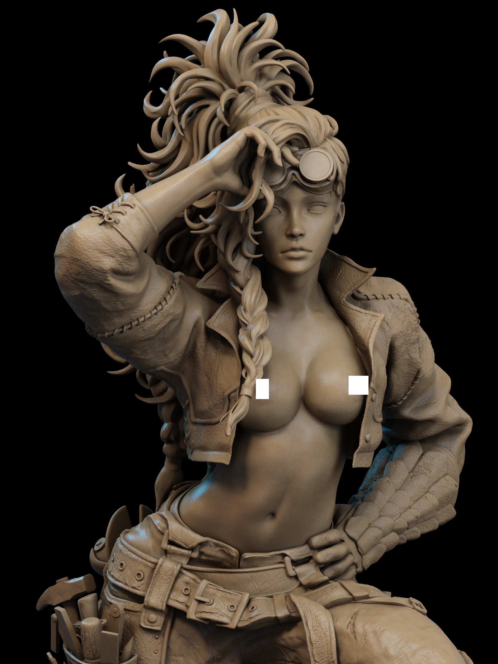 1:12 Warden of the Workshop | 3D Printed Resin Garage Kit Figure | CA 3D Studios