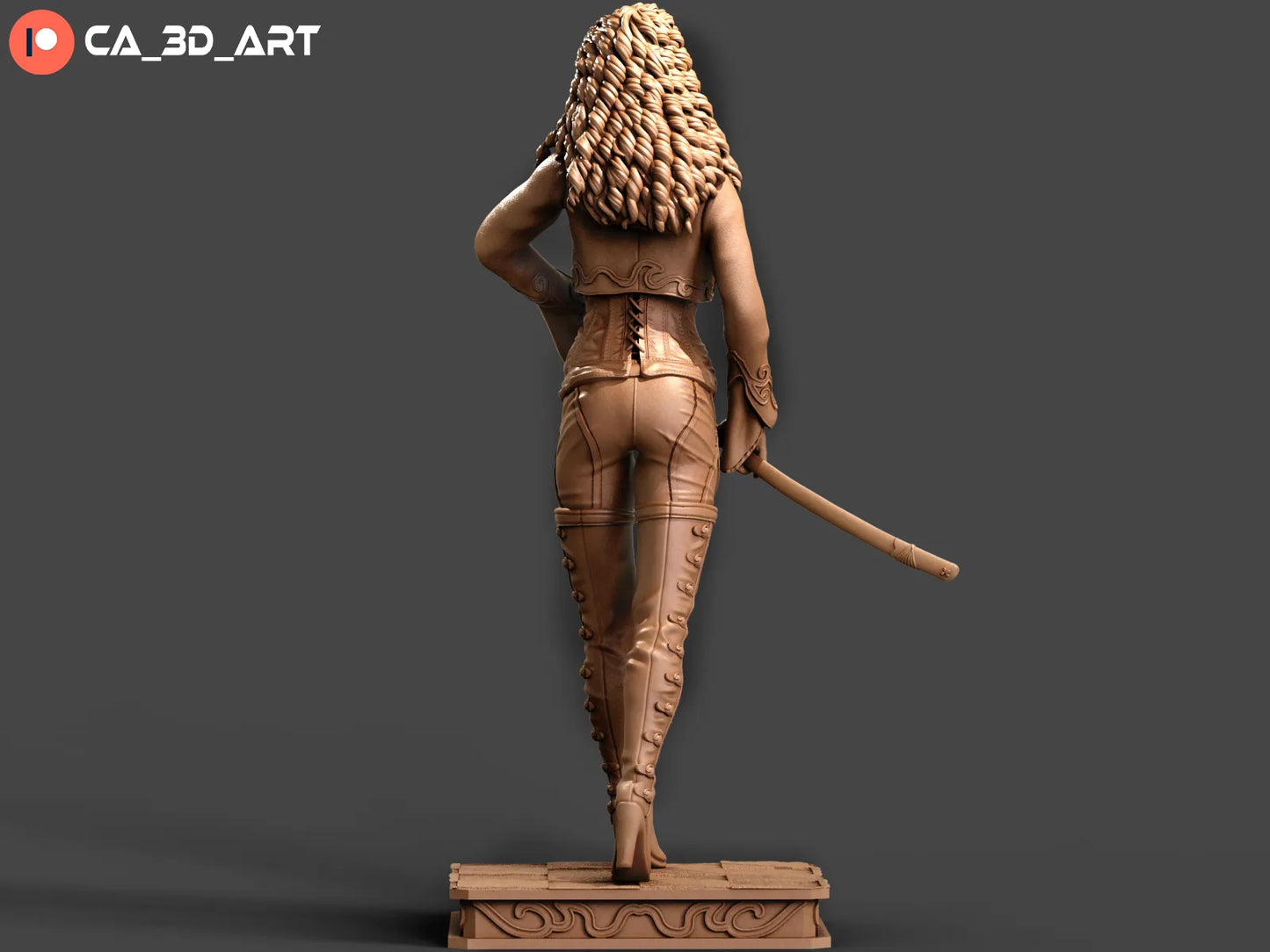 1:12 Monster Hunter | 3D Printed Resin Garage Kit Figure | CA 3D Studios