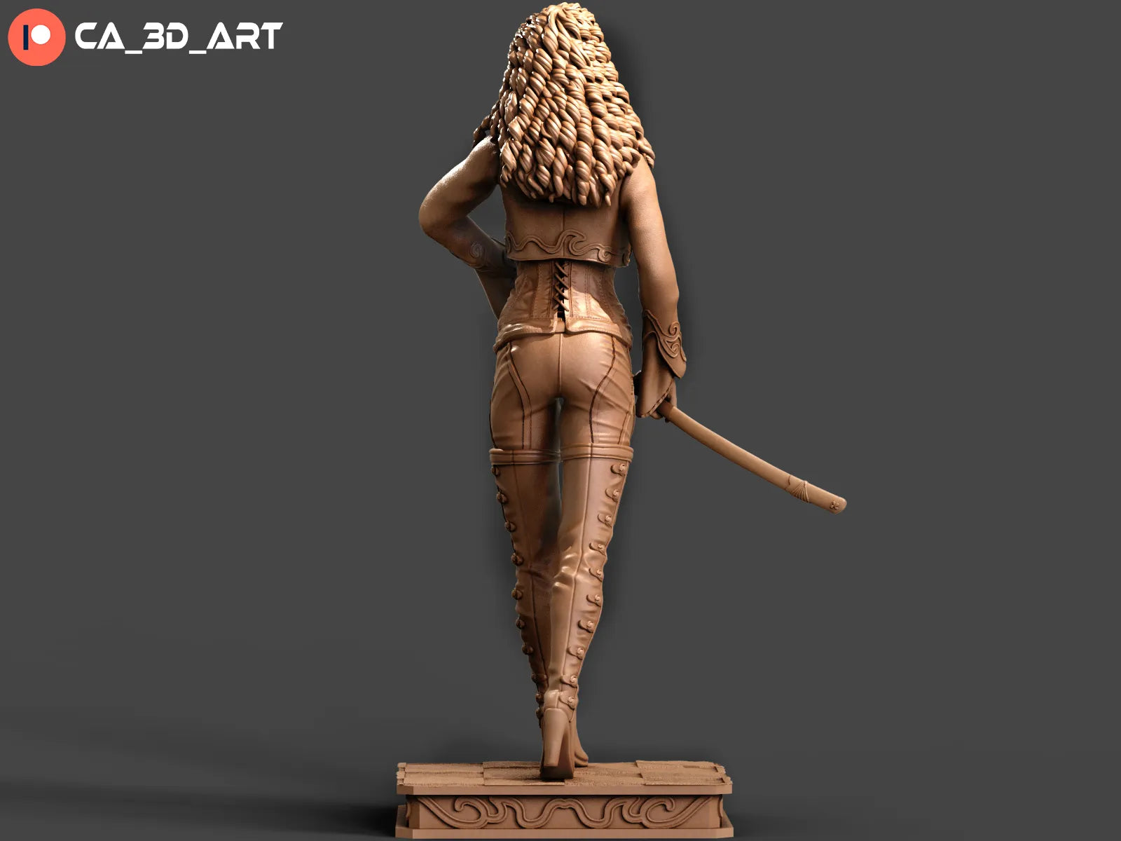 1:12 Monster Hunter | 3D Printed Resin Garage Kit Figure | CA 3D Studios