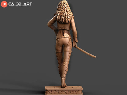 1:12 Monster Hunter | 3D Printed Resin Garage Kit Figure | CA 3D Studios