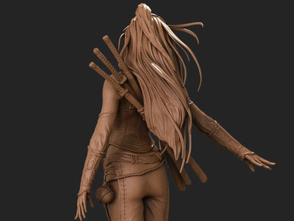 1:12 Silent Assassin | 3D Printed Resin Garage Kit Figure | CA 3D Studios