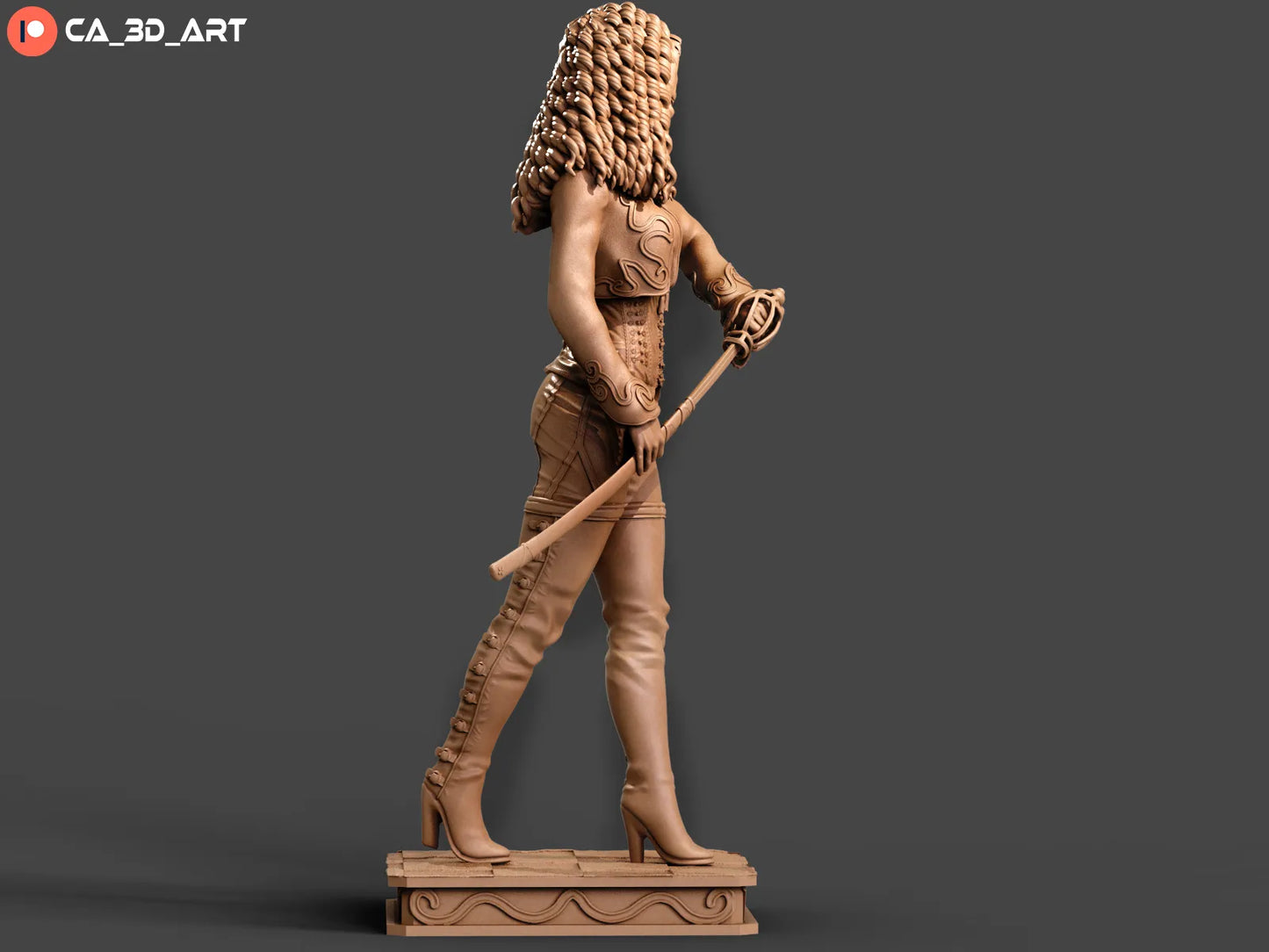 1:12 Monster Hunter | 3D Printed Resin Garage Kit Figure | CA 3D Studios