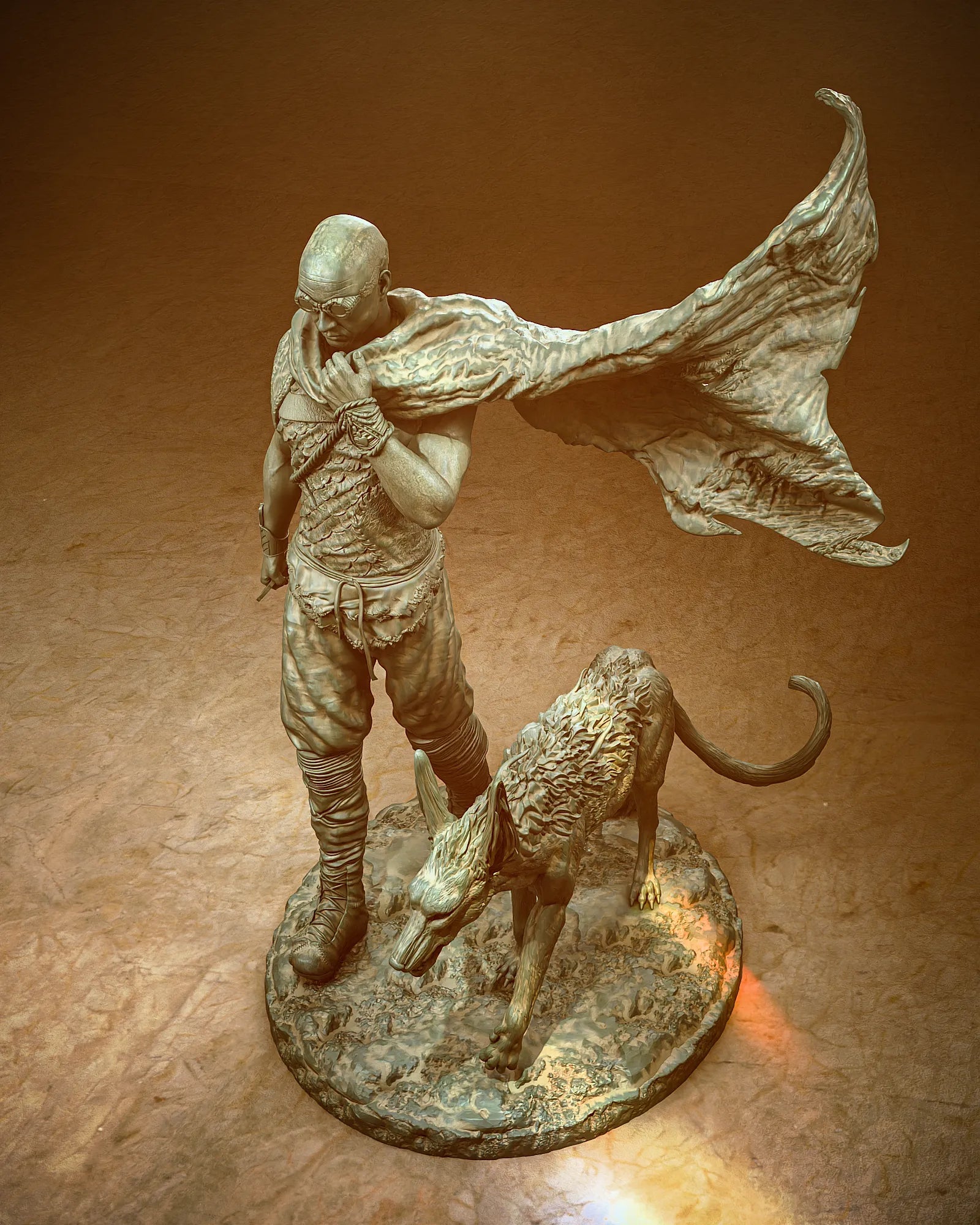 1:12 Fugitive Hunter | 3D Printed Resin Garage Kit Figure | CA 3D Studios