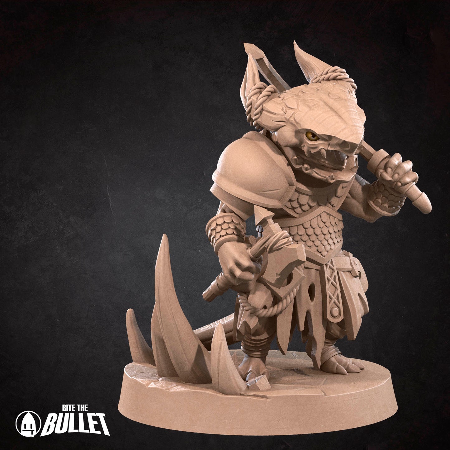 Kobold Raider | D&D TTRPG Miniature | Bite the Bullet