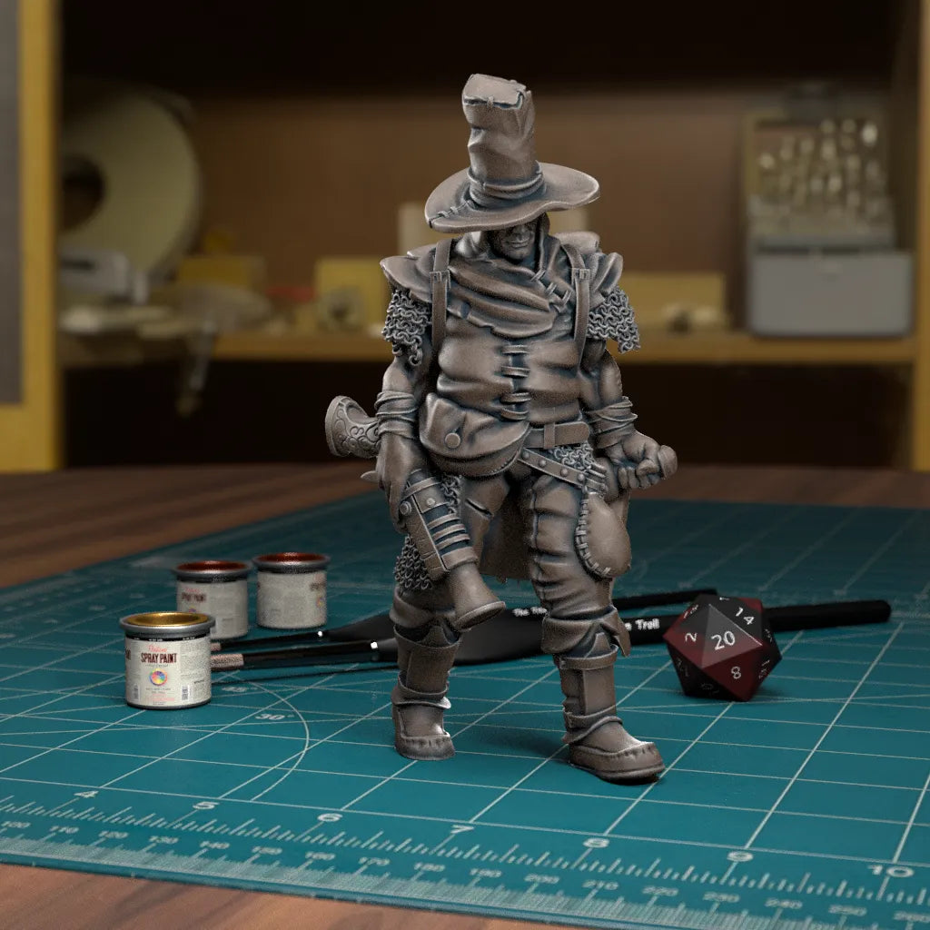 Pranger, Pilgrim Witch Hunter | D&D TTRPG Mini | TytanTroll Miniatures