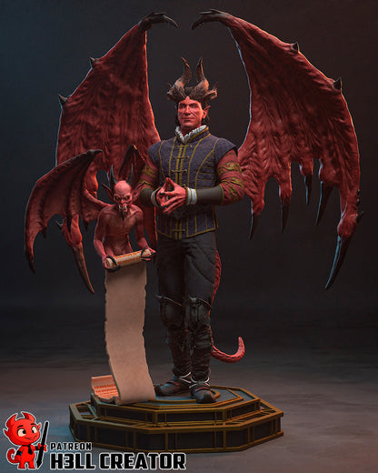 1:12 Infernal Aristocrat | Resin Garage Kit Figure Game Fan Art | h3LL creator