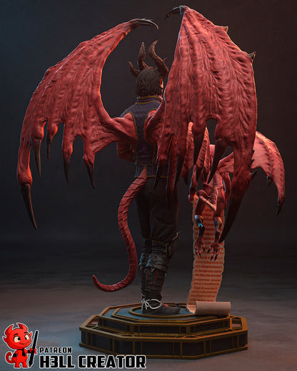 1:12 Infernal Aristocrat | Resin Garage Kit Figure Game Fan Art | h3LL creator