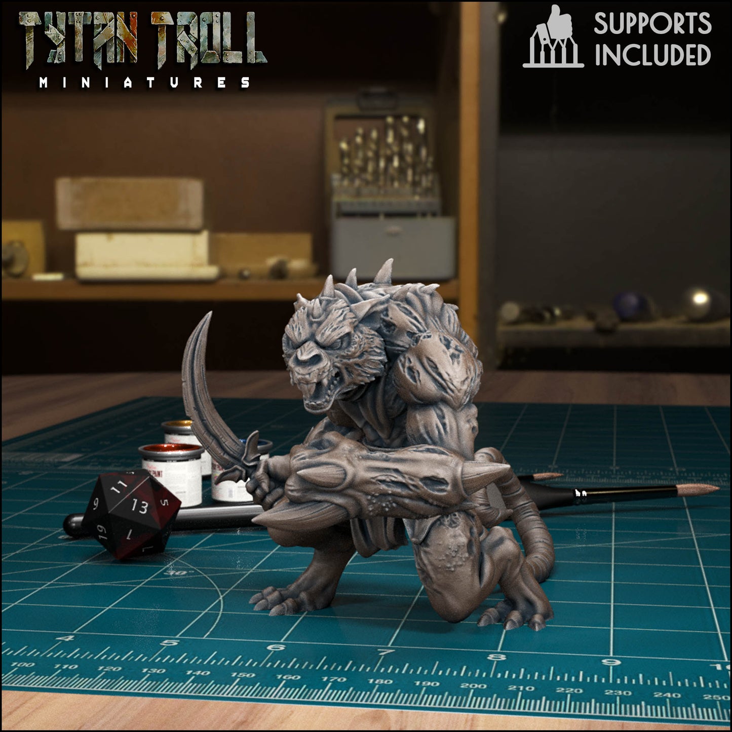 Ratmen, Ratfolk, Wererats | D&D TTRPG Mini | TytanTroll Miniatures