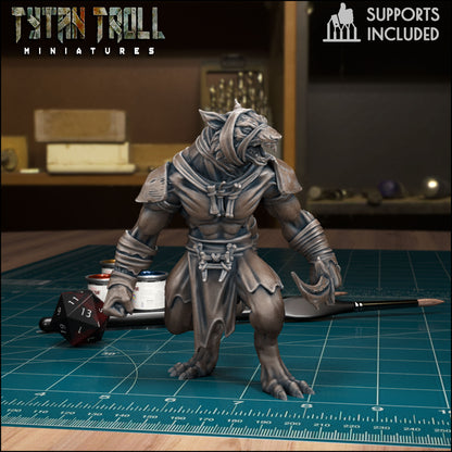 Ratmen, Ratfolk, Wererats | D&D TTRPG Mini | TytanTroll Miniatures