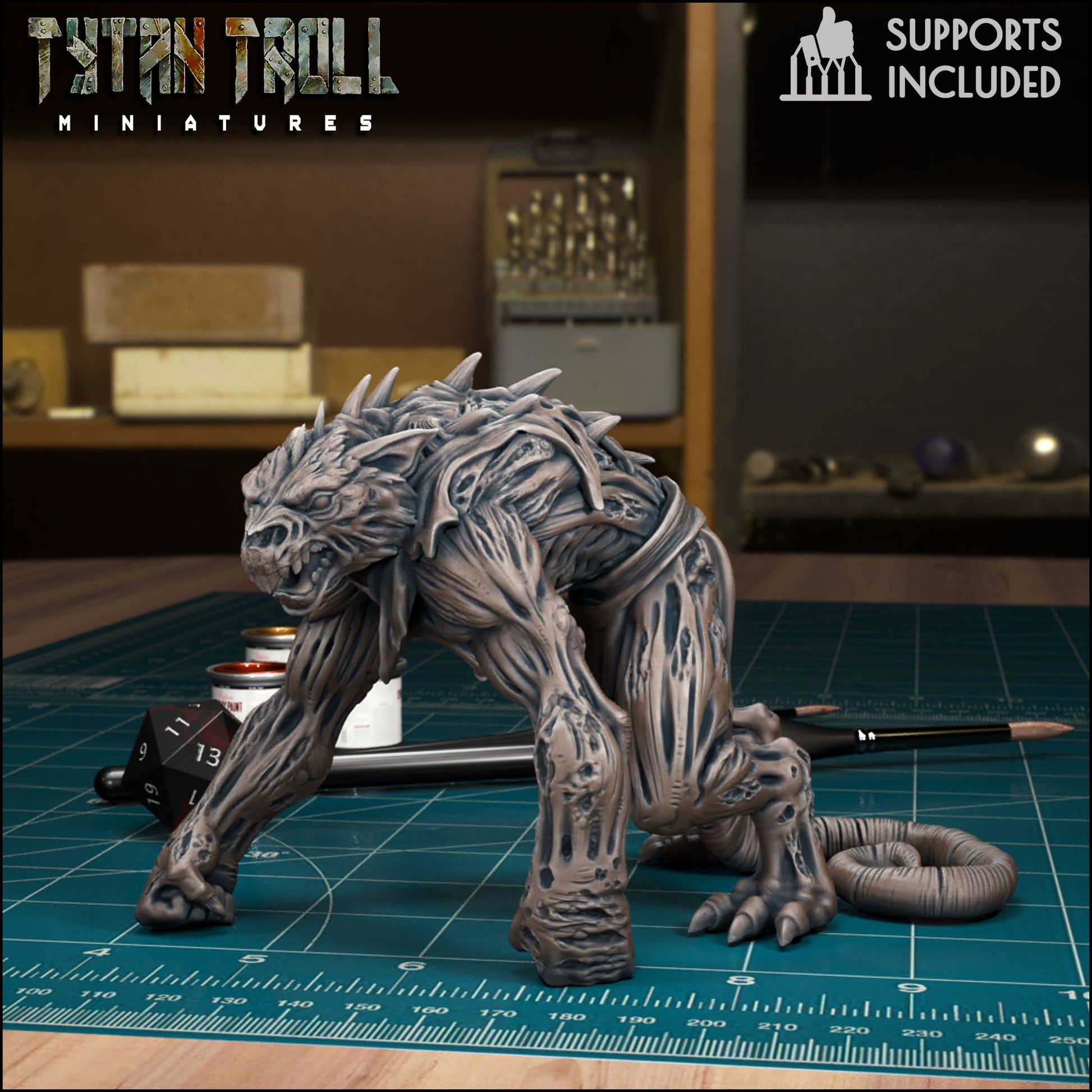 Ratmen, Ratfolk, Wererats | D&D TTRPG Mini | TytanTroll Miniatures