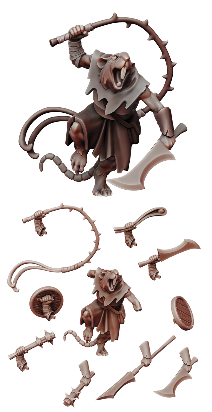 Gente rata | Personaje en miniatura de D&amp;D | manuel boria